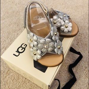 UGG Toddler Allairey Shimmer Flat Sandals
